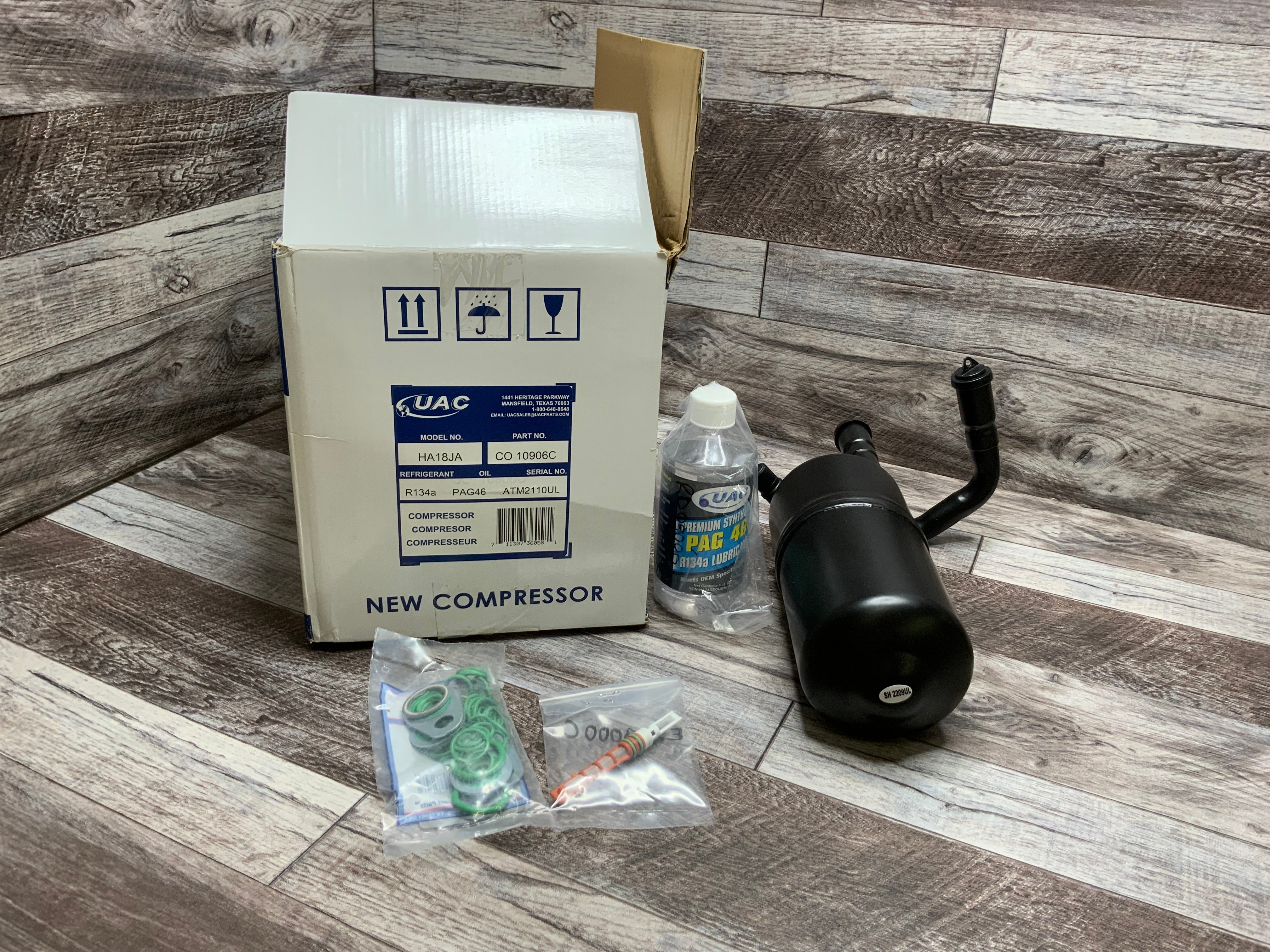 UAC CO 10906C A/C Compressor Kit for 06-11 Lincoln Town Car (4.6L) (8140789776622)